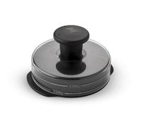 Weber Prensa para Hamburguesas, para hamburguesas uniformes, para preparar pattys de 200 y 120g, mango desmontable para un almacenamiento Fácil, apto para Lavavajillas - Negro (6400)