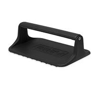 Weber Prensa para Plancha, ideal para smashburgers, de hierro fundido, con diseño ondulado que evita que se peguen los alimentos - Negro (6785)