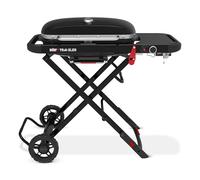 Barbacoa de gas weber traveler de 1 quemadores y 3.8 kw de potencia recomendado para menos de 6 personas