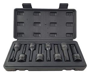 WeberTools WT-8643 T25-T80 - Juego de 8 boquillas de impacto (1/2", 8 unidades)