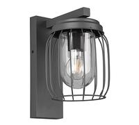 webmarketpoint Applique Tuela - Farol de malla metálica antracita IP44 Trio Lighting