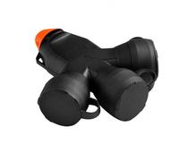 WEBMATEL Adaptador Triple Schuko Goma IP54 16A 250V - Regleta 3 Enchufes Estanca Obra Industria