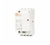 WEBMATEL Contactor CA Modular 25A 4 Polos 4NA 2 Módulos 400V - Montaje en Carril Din