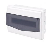 WEBMATEL Cuadro de Distribución de Empotrar 12 Módulos 305x100x215mm con PuertaTransparente IP40 400V ABS