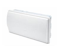 WEBMATEL Cuadro Electrico Empotrar 18 Modulos 370x100x215MM con Puerta Gris IP40 400V ABS - Caja Distribucion para Vivienda