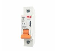 WEBMATEL Interruptor Magnetotérmico Unipolar 1 Polo 63A 6kA 230V Curva C Montaje en Carril DIN