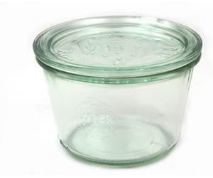 Weck 6 x redonda borde de vidrio 0,25 cristal esterilizador botes de c