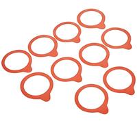 Weck Anillos de Conserva 60 mm, Poliuretano, Rojo, 10 x 60 mm (222271018)