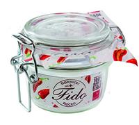 Weck Bormioli Rocco Fido 58297 - Juego de 6 tarros con cierre de alambre (125 ml, incluye gomas, para conservas, postres, mermeladas)