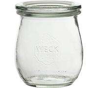 Weck conservas con tapa de cristal ? capacidad: 220 ml ? forma de