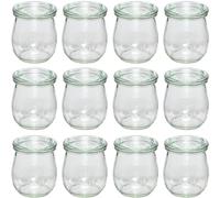 Weck Conservas con tapa de cristal 220 ml
