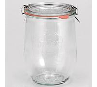 Weck Juego de 4 tarros para conservas de Tulipanes (1 L)