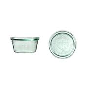 Weck Redonda Borde Molde Tarro, 290 ml, 10 x 5,5 cm, Transparente