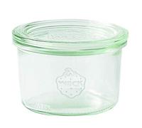 Weck Set aus Sturzgläsern Tarros de Cristal de 200 ml, para conservas, Resistentes al Calor, Aptos para microondas, Horno, Borde Redondeado, 12 Unidades, 200 milliliters, Vidrio, Transparente (751)