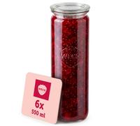 Weck - Tarro cilíndrico Redondo, 600 ml, Talla única