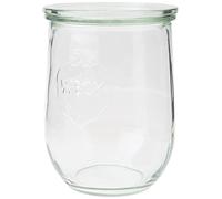 Weck Tulipanes de Borde Redondo Tarro, Vidrio, Transparente, 1050 ml