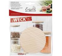 Weck wooden lid 80mm beech marca