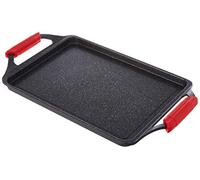 WECOOK! Bandeja de Asar 43 X 25cm, Aluminio, Asas de Silicona, Vitrocerámica, Gas, Horno