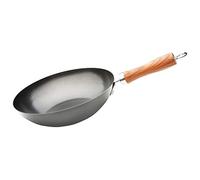 Wecook Wok Carbono Inducción 28 cm – Acero al carbono, Antiadherente QUANTANIUM 3 capas sin PFOA