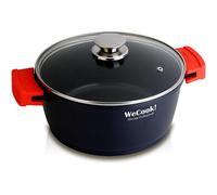 Wecook cazuela alta 12.5cm ø28cm+tapa crista ecostone 5mm 10028