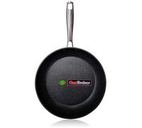 WECOOK! Ecochef Sartén Aluminio Forjado 20 cm, Inducción, Antiadherente QUANTANIUM Ecológico 3 Capas sin PFOA, 4mm Espesor, Apta Todas las Cocinas, Vitrocerámica, Gas, Lavavajillas