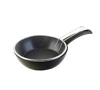 WECOOK! Ecogreen Sartén Freidora con Cestillo Inducción, 24 cm, Aluminio Prensado, Antiadherente Ecológico Xylan Plus sin PFOA, Full Induction, Protector de Tela, Vitrocerámica, Gas, Eléctrica