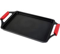 WECOOK Ecosteel 10700: Plancha para parrilla, fabricada en hierro fundido/aluminio fundido, apta para cocinas de inducción, con revestimiento antiadherente