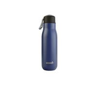 WECOOK! H&C Botella Agua Térmica Acero Inoxidable 350 ml, Cantimplora Termo, Aislamiento Doble Pared, 12 Horas Bebida Caliente / 24 Horas Bebida Fría, Libre de BPA y Ftalato, Funda Neopreno, Azul