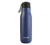 WECOOK! H&C Botella Agua Térmica Acero Inoxidable 500 ml, Cantimplora Termo, Aislamiento Doble Pared, 12 Horas Bebida Caliente / 24 Horas Bebida Fría, Libre de BPA y Ftalato, Funda Neopreno, Azul