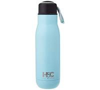 WECOOK! H&C Botella Agua Térmica Acero Inoxidable 500ml, Cantimplora Termo, Aislamiento Doble Pared, 12 Horas Bebida Caliente / 24 Horas Bebida Fría, Libre de BPA y Ftalato, Funda Neopreno, Turquesa