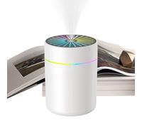 Wectirc Humidificador de escritorio | Humidificadores de 0,5 L para dormitorio, pequeño, filtro de larga duración, temporizador de apagado automático, difusor para casa, viajes, guardería, hotel, baño