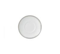 Wedgwood Platillo para taza espresso Vera Wang Grosgrain blanco