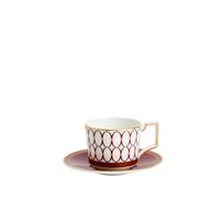 Wedgwood Taza de Café con Plato Renaissance Red 70 ml