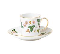Wedgwood Taza de café con plato Wild Strawberry