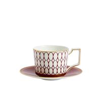 Wedgwood Taza de té con plato Renaissance Red 220 ml