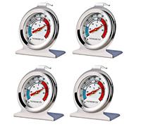 Wedhapy Termómetros para Refrigerador Termómetro De Cocina Termómetro para Alimentos 4 Piezas Termómetro para Refrigerador Y Congelador con Esfera De Acero Inoxidable