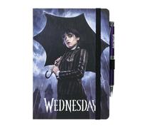 Wednesday Addams A5 caderno premium + caneta projetor