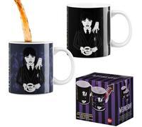 Wednesday Miércoles Addams Tazas de Cafe para Mujer - Taza de Cafe Originales de 312 ml con Cambio de Color por Calor - Regalos Navidad