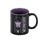 Wednesday Miércoles Braid Taza, Negro Black