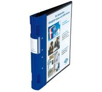 Wedo 05815003 - Archivador plástico con cierre ergonómico A4 4 anillas 40 mm color azul