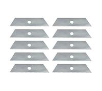 Wedo 07880 Paquete de Ampolla de 10 Cuchillas para Cutter, 72 X 18 Mm, Gris