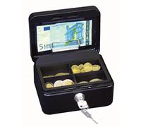 Wedo 145121H - Caja de caudales con clip, talla 1 (15,2 x 11,5 x 8 cm), negro