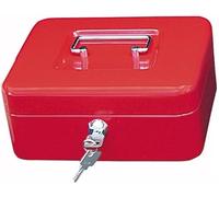 Wedo 145202X - Caja de caudales, talla 2 (20 x 16 x 9 cm), rojo