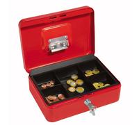 Wedo 145302H - Caja de caudales con clip, talla 3 (25 x 18 x 9 cm), rojo