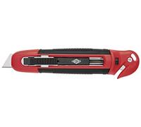 Wedo 78805 Cortador de Seguridad, Incluye Cortador de Láminas, Rojo