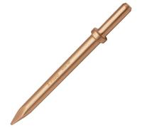 WEDO Broca neumática de cincel neumático, cincel de aire sin chispas, cincel de perforación cónico, diámetro de la punta 20 mm, longitud 300 mm, cobre berilio, no magnético, estándar DIN, certificado