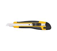 WEDO Cuchilla Allround-Cutter 9 mm con 2 Hojas de Repuesto, Referencia 78 609 - Negro, Amarillo y Acero Inoxidable, Longitud 135 mm