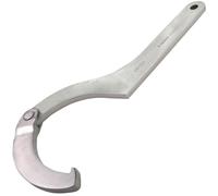 WEDO Llave de Gancho Ajustable C Llave Herramienta - 35-60mm,acero inoxidable,Inglesa Llave Sujeción Pinza C Gancho,Largo 190mm,resistente a la corrosión,forjada de una sola vez