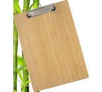 WEDO® Portapapeles DIN A4 de bambú, tablero de madera, color marrón