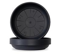 Weedness Soucoupe Ronde Domus 56 cm Noire - Plato Resistente en plástico Reciclado